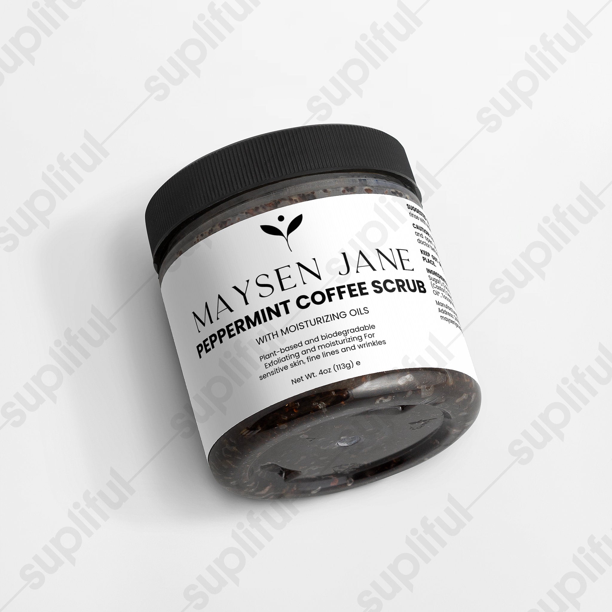Peppermint Coffee Scrub