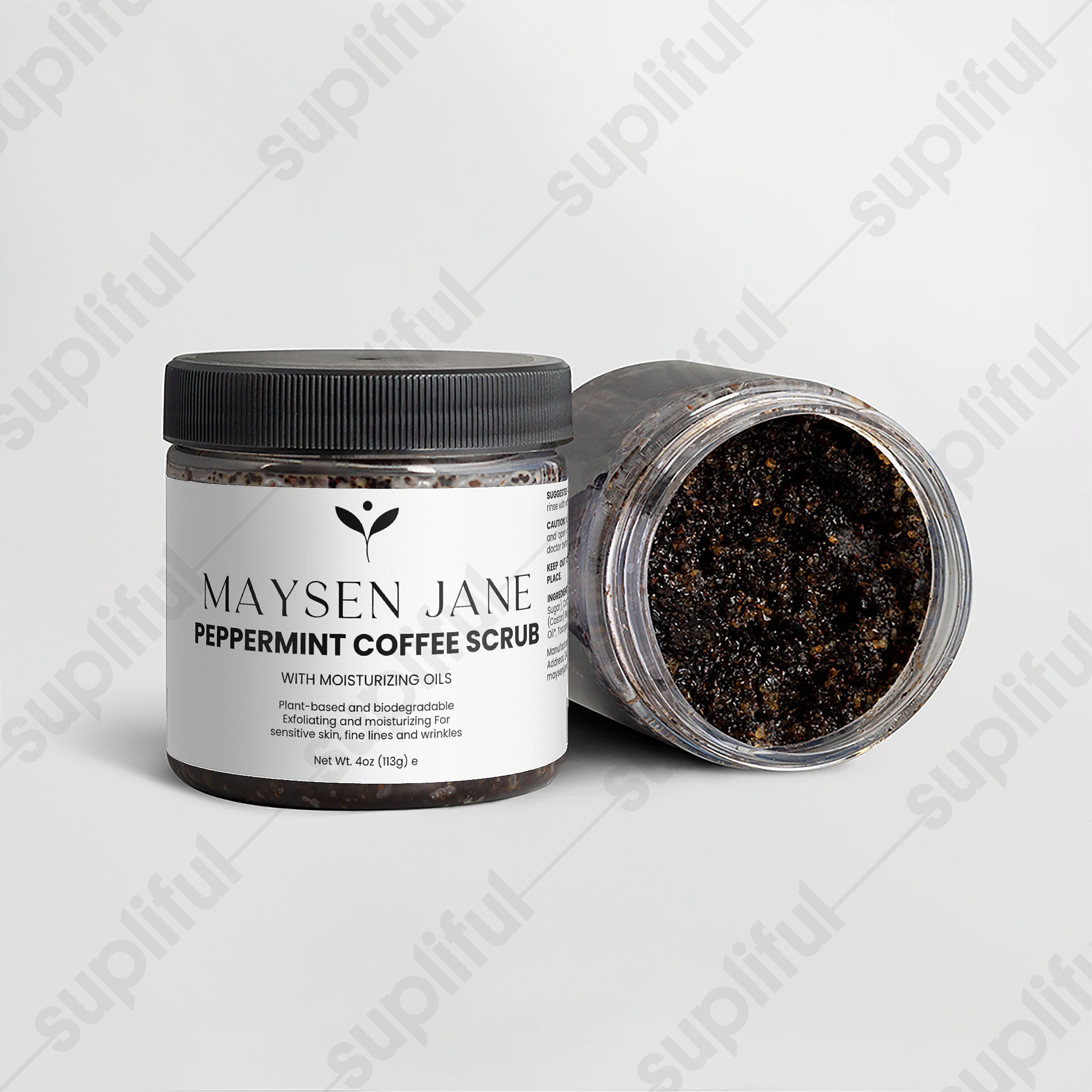 Peppermint Coffee Scrub